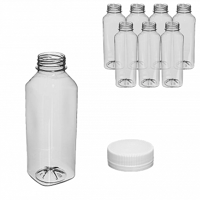 Бутылка + крышка  500мл - [100шт] Смузи PET 