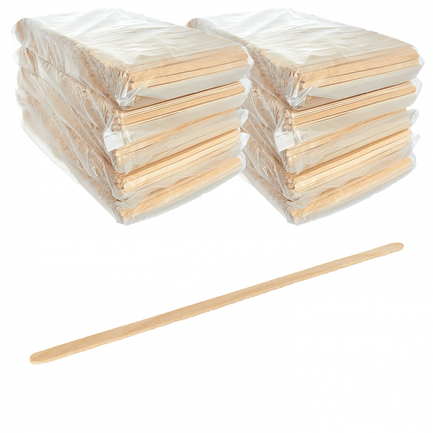 Размешиватель деревянный 180мм - 1000шт (10уп*кор) 