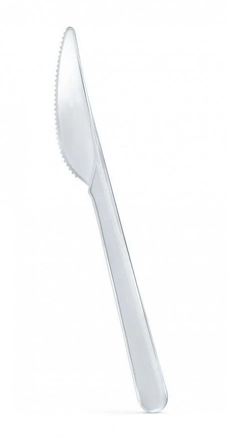 Прозрачный нож пластиковый 50шт (50шт-уп)