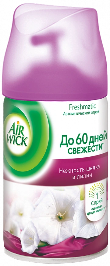 Сменный баллон "Airwick" Шелк и лилия 250мл (6шт в упак)