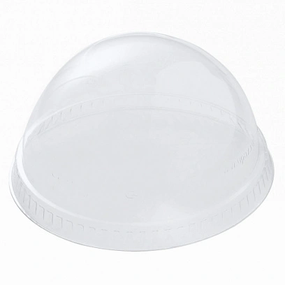 Крышка для шейкера Купол без отверстия 50шт в упак (PET) ПолиЭР (20уп в кор)