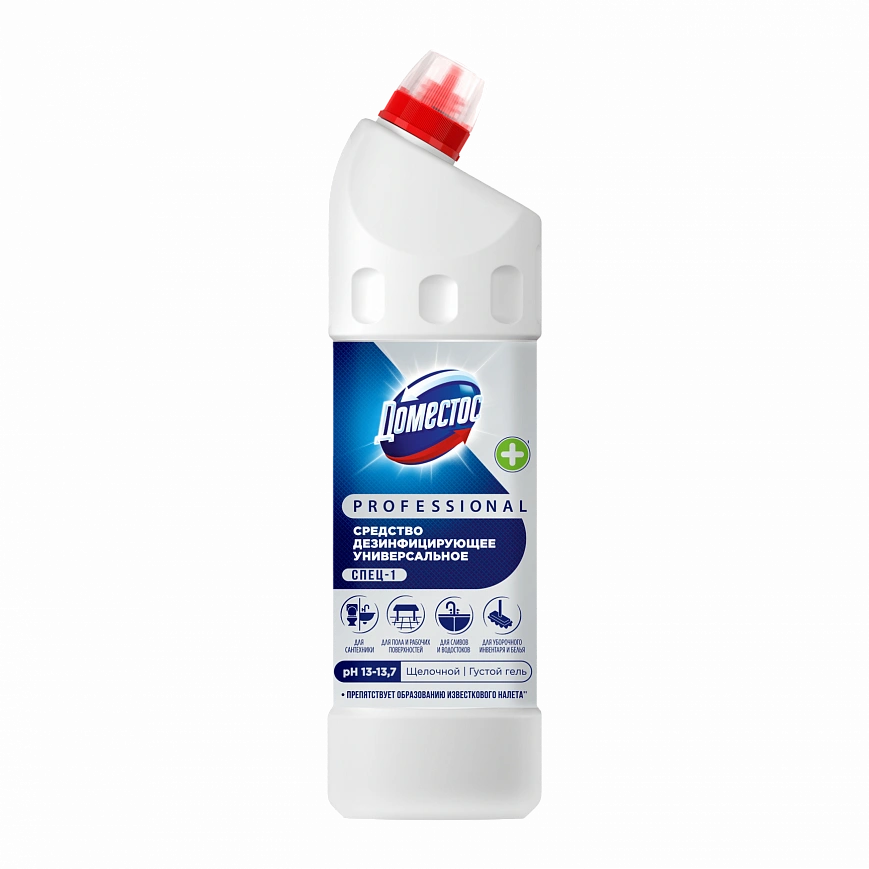 "Domestos" Средство дезинфицирующее Гель 1л (12шт в кор) "Domestos" Средство дезинфицирующее Гель 1л (12шт в кор)