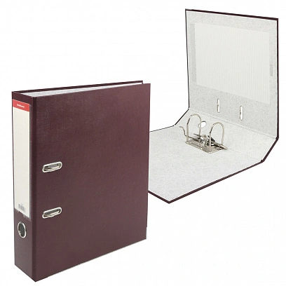 Папка регистратор 70мм - Бордовая Erich Krause (20шт*кор)