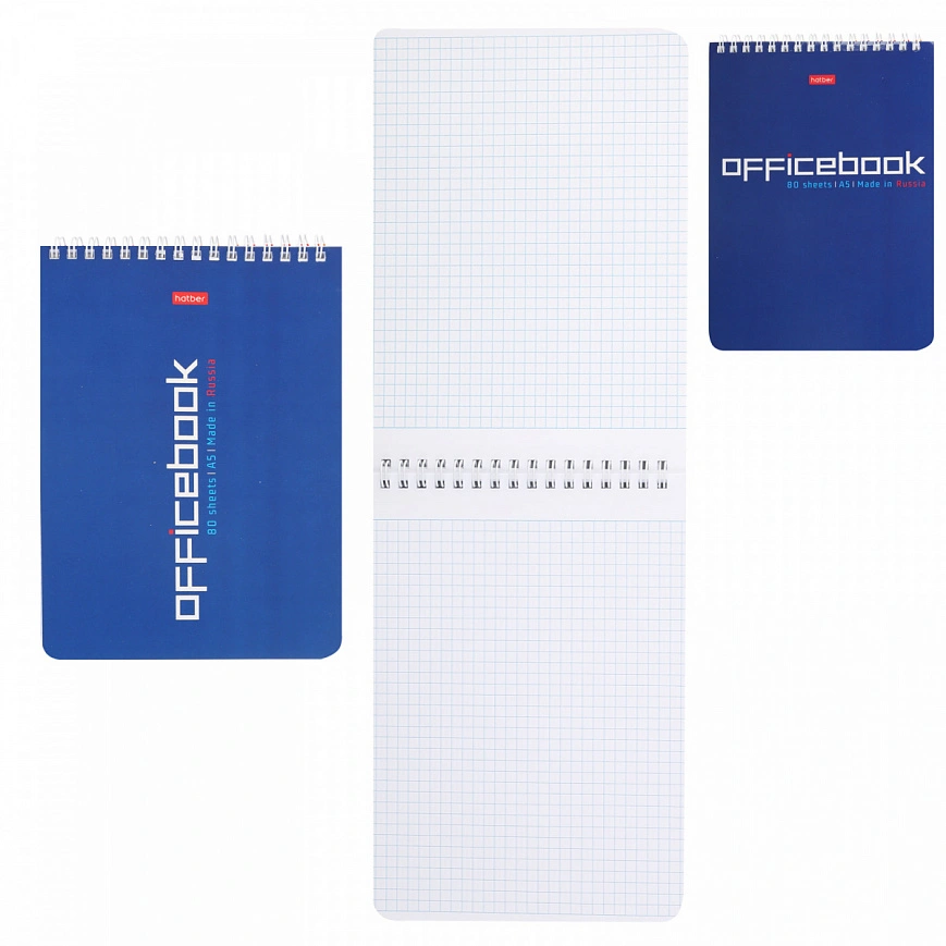 Блокнот А5 - [145х205мм- 80л] на пружинке (56шт*кор)
