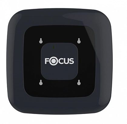 Диспенсер "Focus" черный для туалетной бумаги в средних рулонах