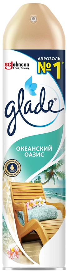 Glade - Океанский оазис | освежитель воздуха 300мл (12шт*кор)
