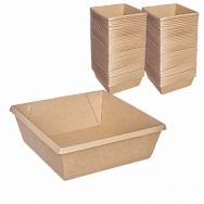 Коробка 1EA OneClick  550мл Контейнер Крафт [400шт]