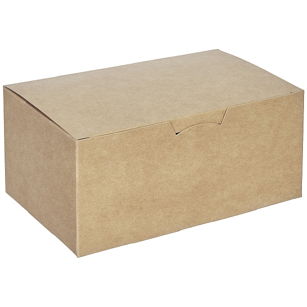 DE Fast Food Box коробка крафт L - 50шт (10уп*кор)