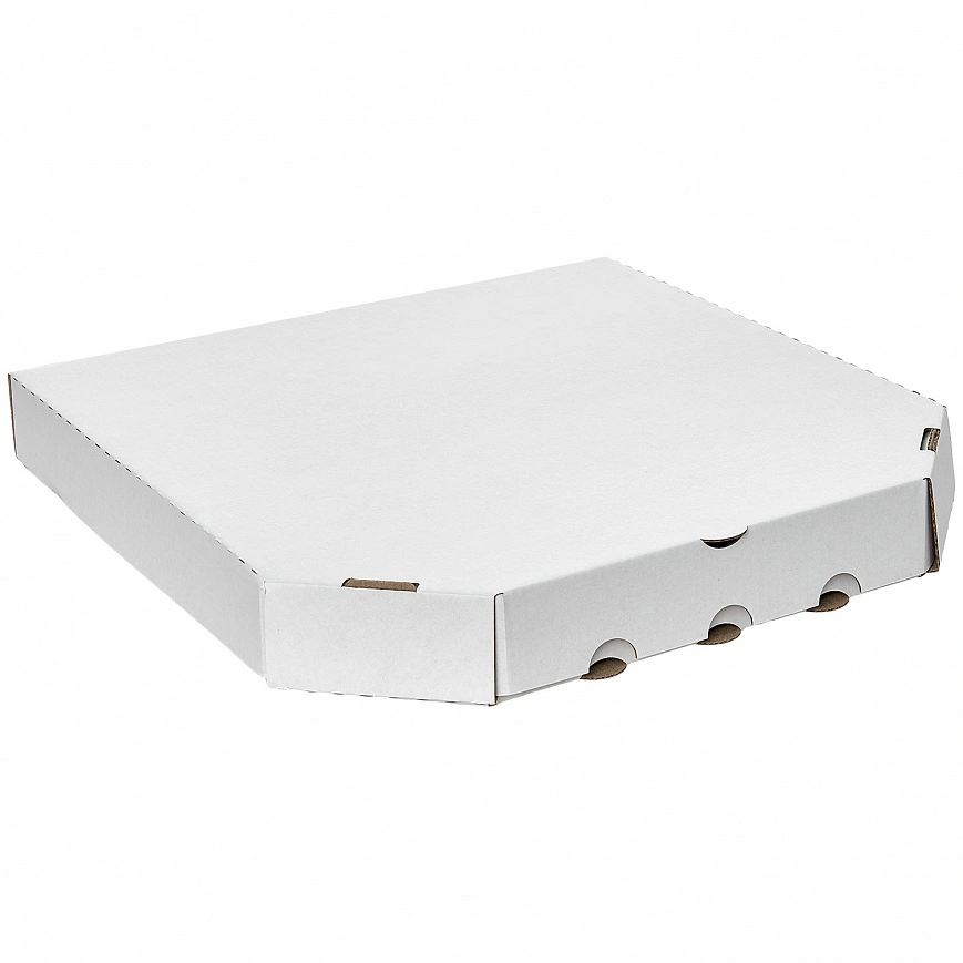 Коробка для пиццы 30х30 Белый / Крафт микрогофра (100шт)
