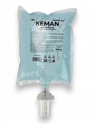 Keman аналог Tork Сенсор 800мл Пена в картридже (6шт*кор)