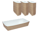 DE Hd лоток для хотдога + фри крафт 350мл - 50шт (16уп*кор) 165х70х40