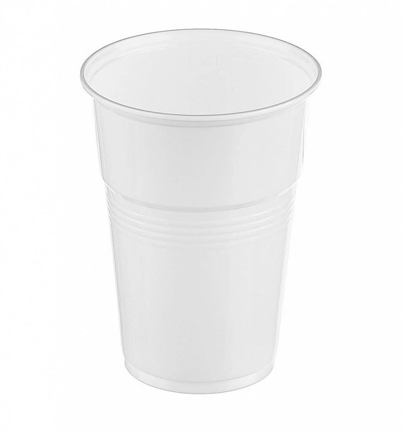 Стакан 200мл - 100шт пластиковый эконом (30уп*кор) PP