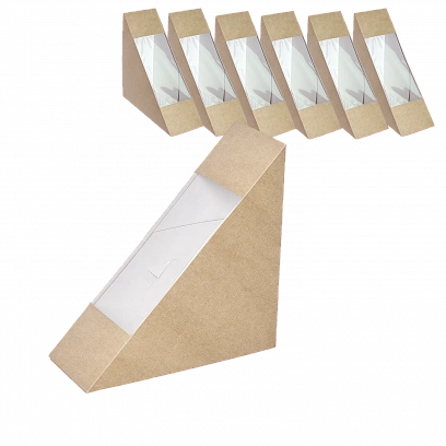 "DoECO" Sandwich - контейнер для сэндвичей 50мм - 50шт (12уп*кор) 
