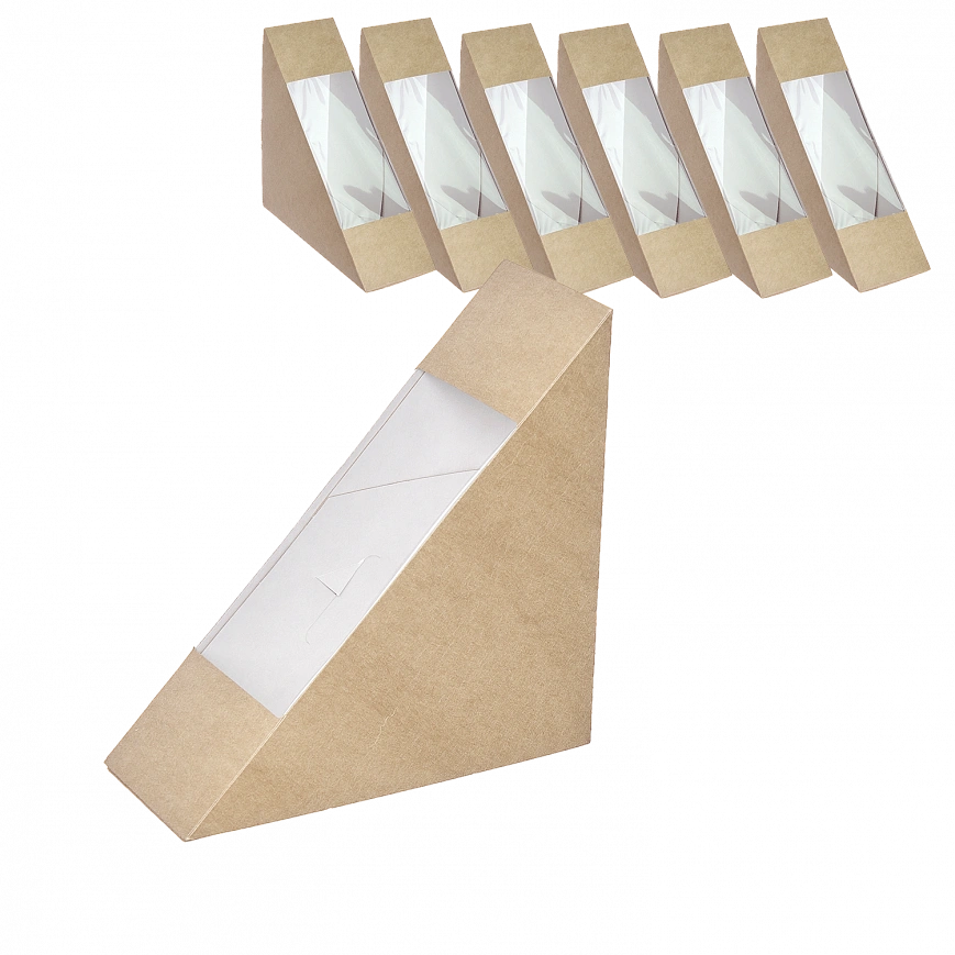 "DoECO" Sandwich - контейнер для сэндвичей 50мм - 50шт (12уп*кор) "DoECO" Sandwich - контейнер для сэндвичей 50мм - 50шт (12уп*кор)