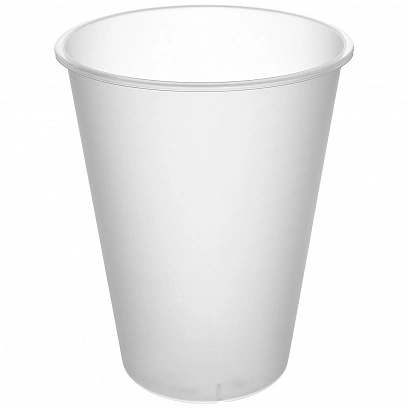 Стакан пластиковый Bubble Cup 375мл Матовый - 25шт (PP) "Комус" (12шт-уп)