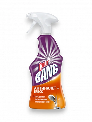 Cillit Bang Антиналет + Блеск 750мл для ванной, спрей (8шт*кор)