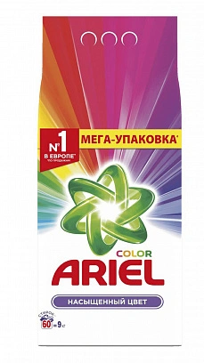 Порошок "Ariel" (9кг) для цветного