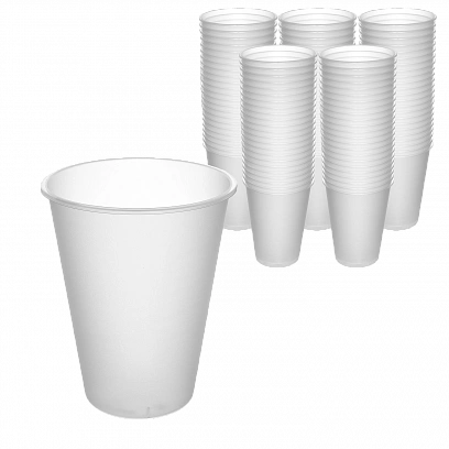 Bubble стакан 375мл - 25шт пластиковый матовый (12уп*кор) PP 