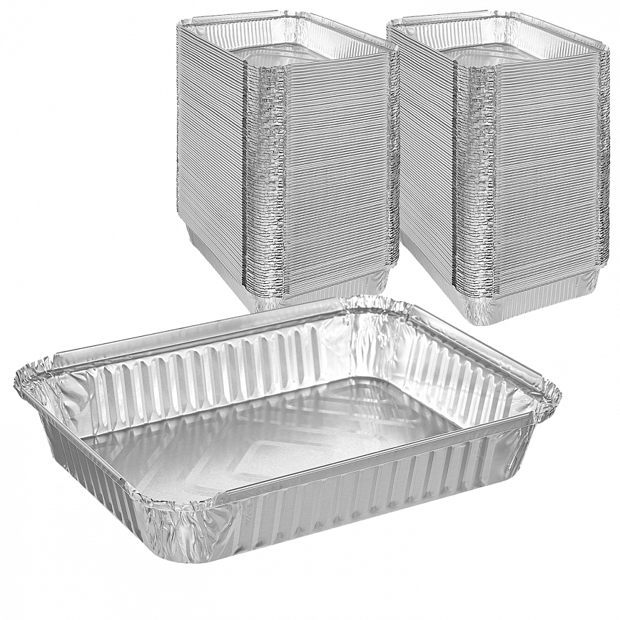 Алюминиевый контейнер 1100мл - 100шт | R29 225х175х35 (4уп*кор) 