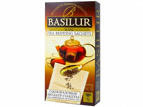 Фильтр-пакет для чая - 80шт Basilur (12уп*кор)  Фильтр-пакет для чая - 80шт Basilur (12уп*кор)