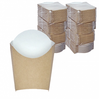 "DoECO" Fry - коробка для картофеля фри - L 50шт (20уп*кор) 