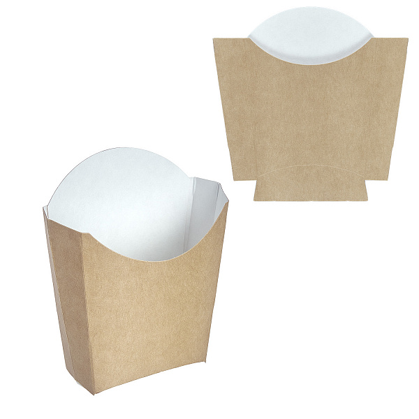 DE Fry коробка для картофеля фри M - 50шт (24уп*кор)