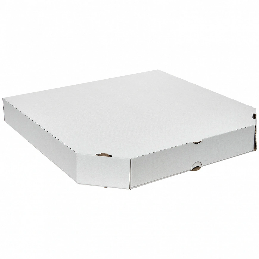 Коробка для пиццы 35х35 Белый / Крафт микрогофра (100шт)