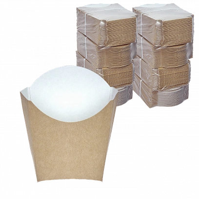 DE Fry коробка для картофеля фри M - 50шт (24уп*кор)