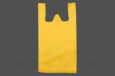 Пакет Майка 40х65 - 100шт прочный желтый (10уп*кор)