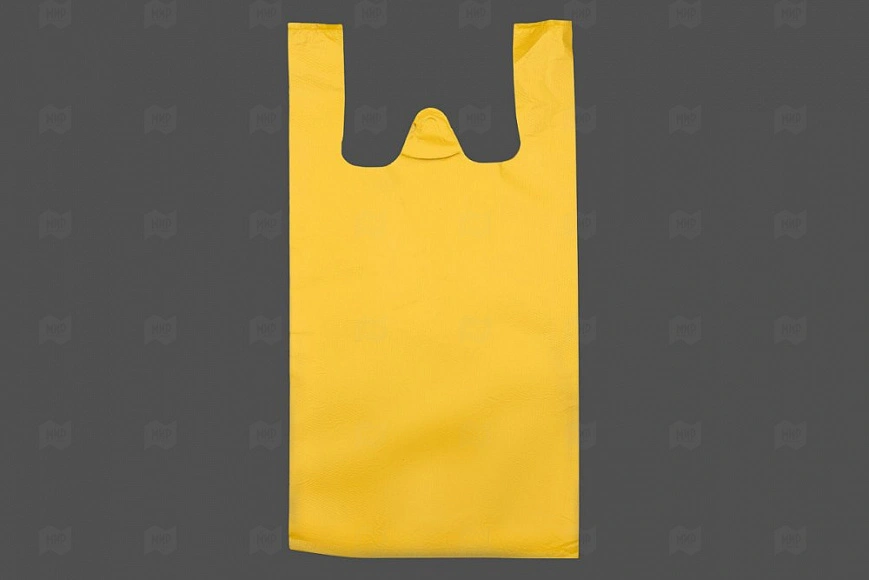 Пакет Майка 40х65 - 100шт прочный желтый (10уп*кор)