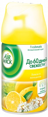 Сменный баллон "Airwick" Лимон Женьшень 250мл (6шт-уп)