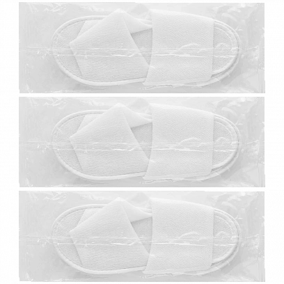 Тапочки Махра - открытый мыс ЭВА-3 (150пар в кор) МК