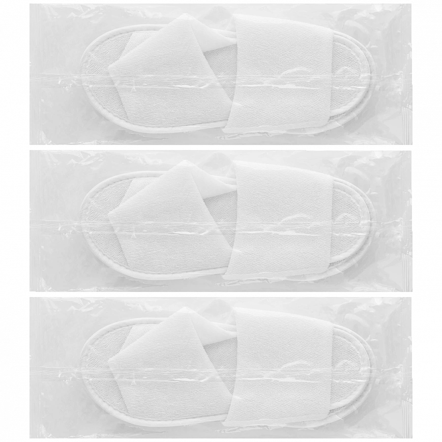 Тапочки Махра - открытый мыс ЭВА-3 (150пар в кор) МК