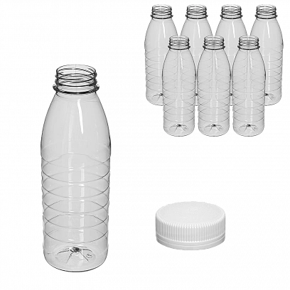 Бутылка + крышка  500мл - [120шт] Сок PET 