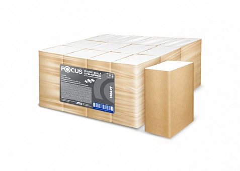 Smart полотенца бумажные V слож. 1сл 250л - [15шт] лист 23х23см