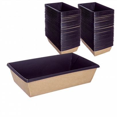 1EA OneClick контейнер черный  800мл - 50шт (6уп*кор)