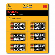 Батарейки ААА - Kodak 12шт отрывные