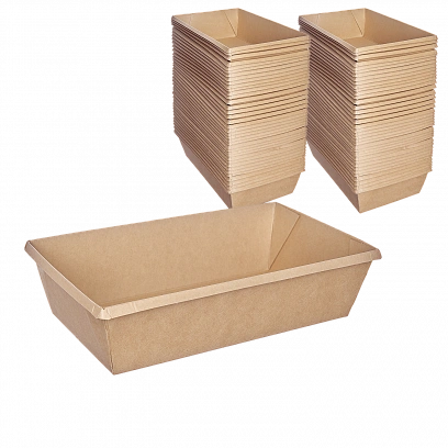 1EA OneClick  800мл Контейнер Крафт - 50шт (6уп*кор)