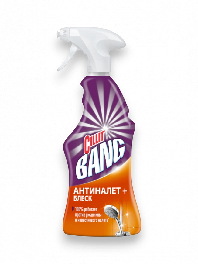 Cillit Bang Антиналет + Блеск 750мл для ванной, спрей (8шт*кор)