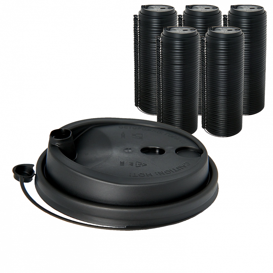 Крышка 90мм - 50шт Черная матовая (20уп*кор) ВЗЛП