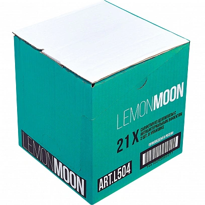 Салфетка губчатая 18х20см "Lemon Moon Anti-bacterial" 2шт (21шт-уп) 