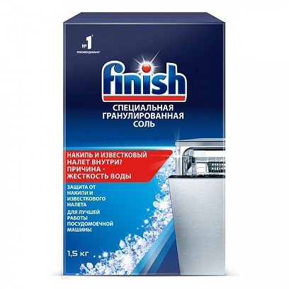 FINISH - Гранулированная Соль для ПМ 1,5кг (12шт*кор)