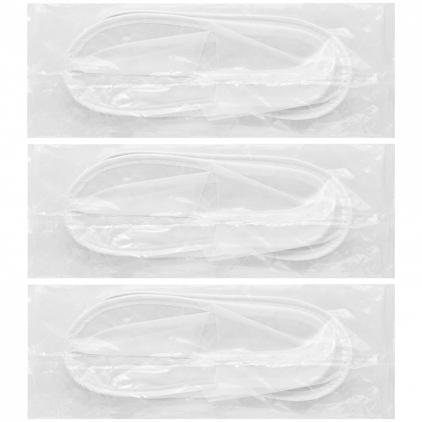 Тапочки эва-3 спанбонд - закрытый мыс (200пар*кор) мк