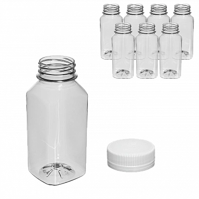 Бутылка + крышка  250мл - [100шт] Смузи PET 