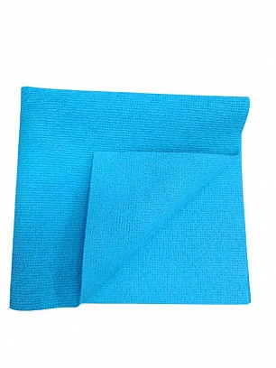 Салфетка полиуретановая голубая 40*37 пл. 230г/м