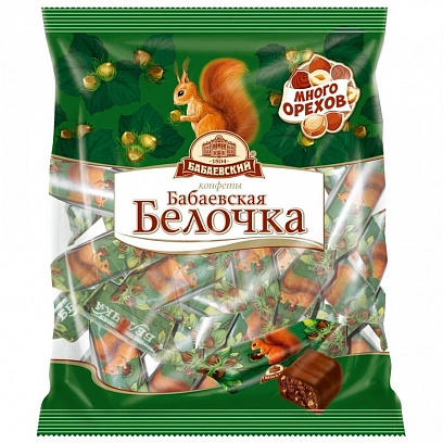 Конфеты Бабаевский/Белочка 200г (1шт)