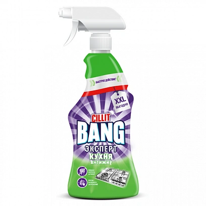 Cillit Bang Антижир + Сияние 750мл, спрей (8шт*кор)