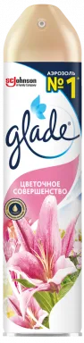 Освежитель воздуха "Glade" 300мл Цветочное совершенство (12шт в упак)