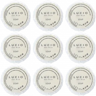 "Lucio" - 20гр мыло твердое в плиссе /500шт/