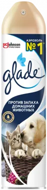 Освежитель воздуха "Glade" 300мл против Запаха Животных (12шт в упак)